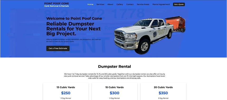 Point Poof Gone, Junk Removal & Rentals